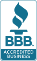 Discover The Essence Of Trust With Our Bbb Accredited Business Logo, Showcasing A Stylized Torch Above The Letters &Quot;Bbb&Quot; And The Words &Quot;Accredited Business&Quot; Below. To Learn More, Visit Our About Us Page.