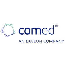 The Comed Logo, Showcasing A Stylized Circular Design Alongside The Text &Quot;An Exelon Company,&Quot; Embodies Our Commitment To Innovation And Reliability. To Learn More About Us And Our Dedication To Powering Communities, Explore Our Story Today.