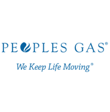 Peoples Gas Logo Featuring The Slogan &Quot;We Keep Life Moving&Quot; In Blue Text, Embodying Our Core Mission Of Ensuring Reliability And Efficiency. Learn More About Us As We Continue To Fuel Your Everyday Moments Seamlessly.