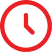 Red Outline Of A Clock Showing The Time As 2:00, Symbolizing Prompt Aa Service.